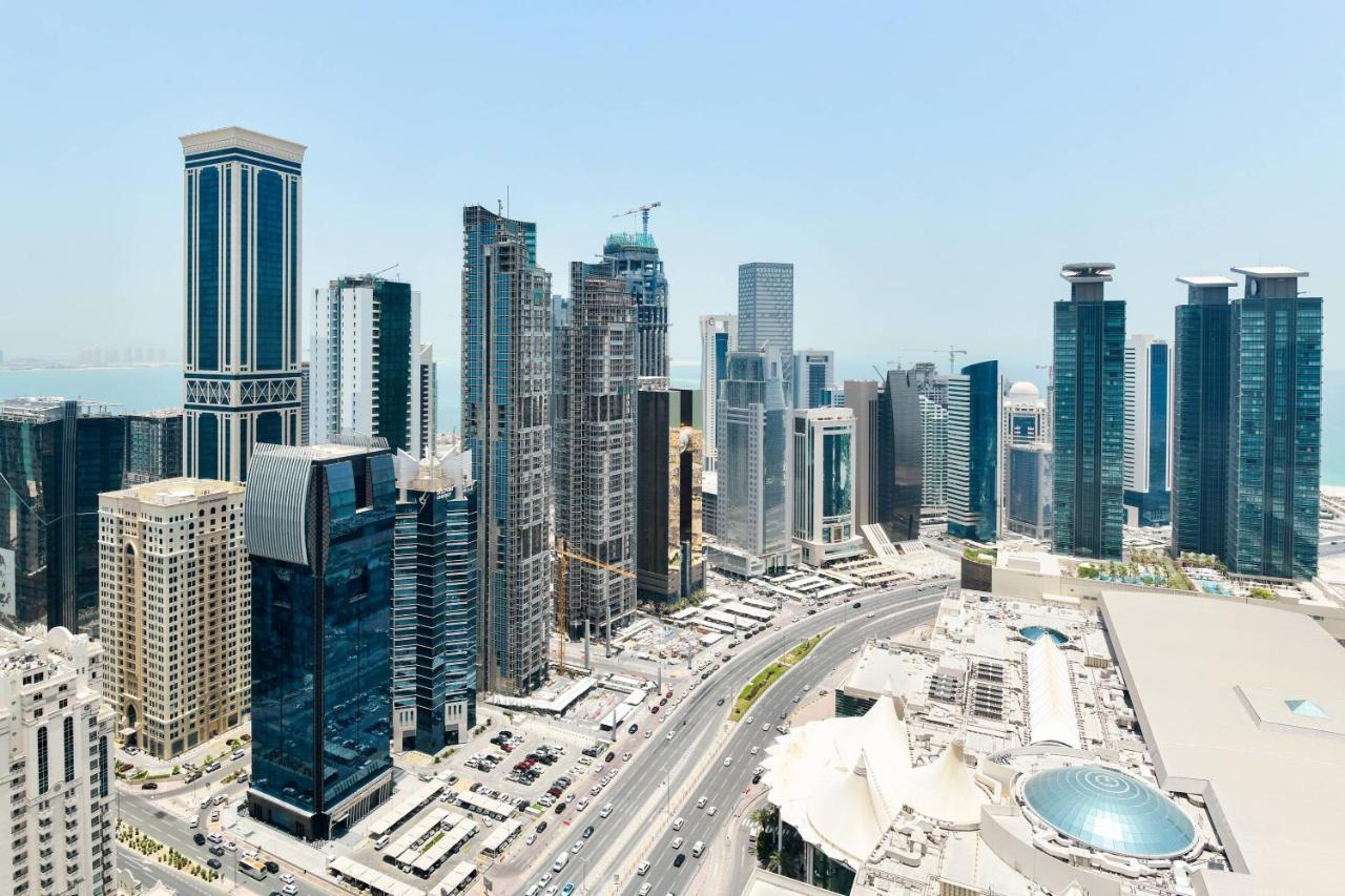 Marriott Marquis City Center Doha Hotel Екстер'єр фото Doha skyline
