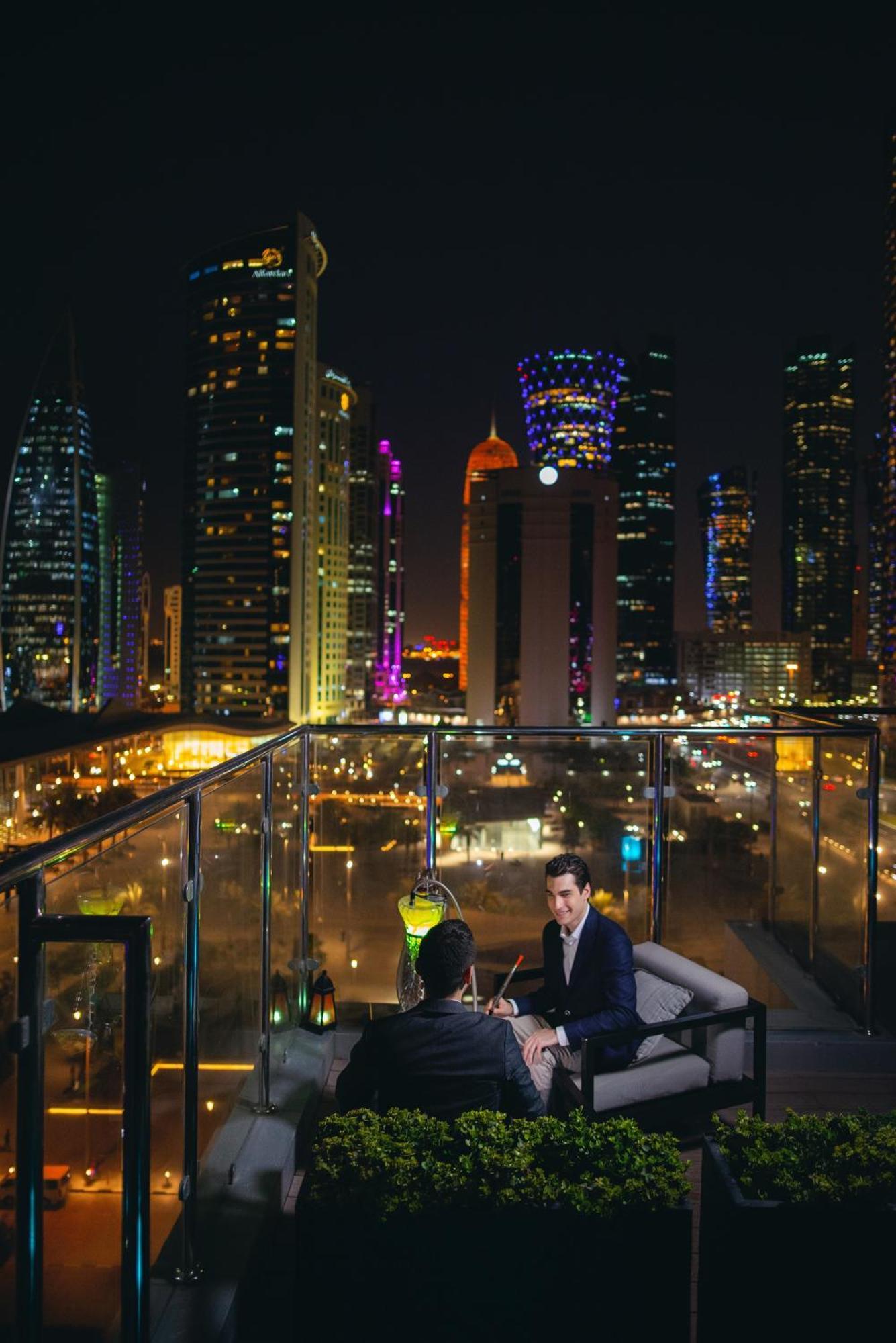 Marriott Marquis City Center Doha Hotel Екстер'єр фото View from the 101 lounge