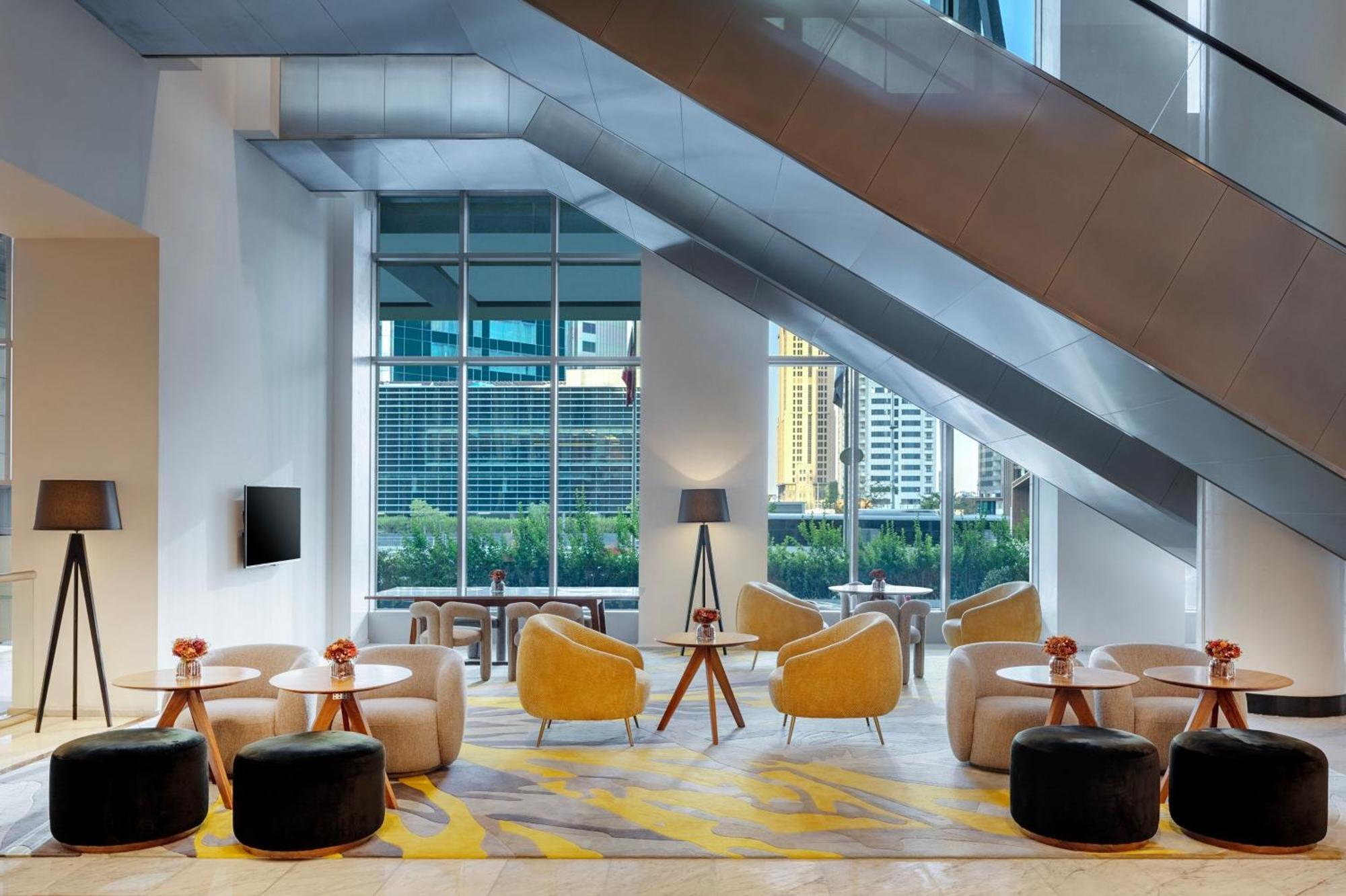 Marriott Marquis City Center Doha Hotel Екстер'єр фото The hotel's lobby